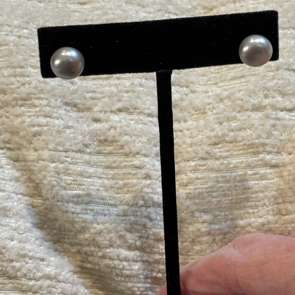 Honora Grey Pearl Earrings
